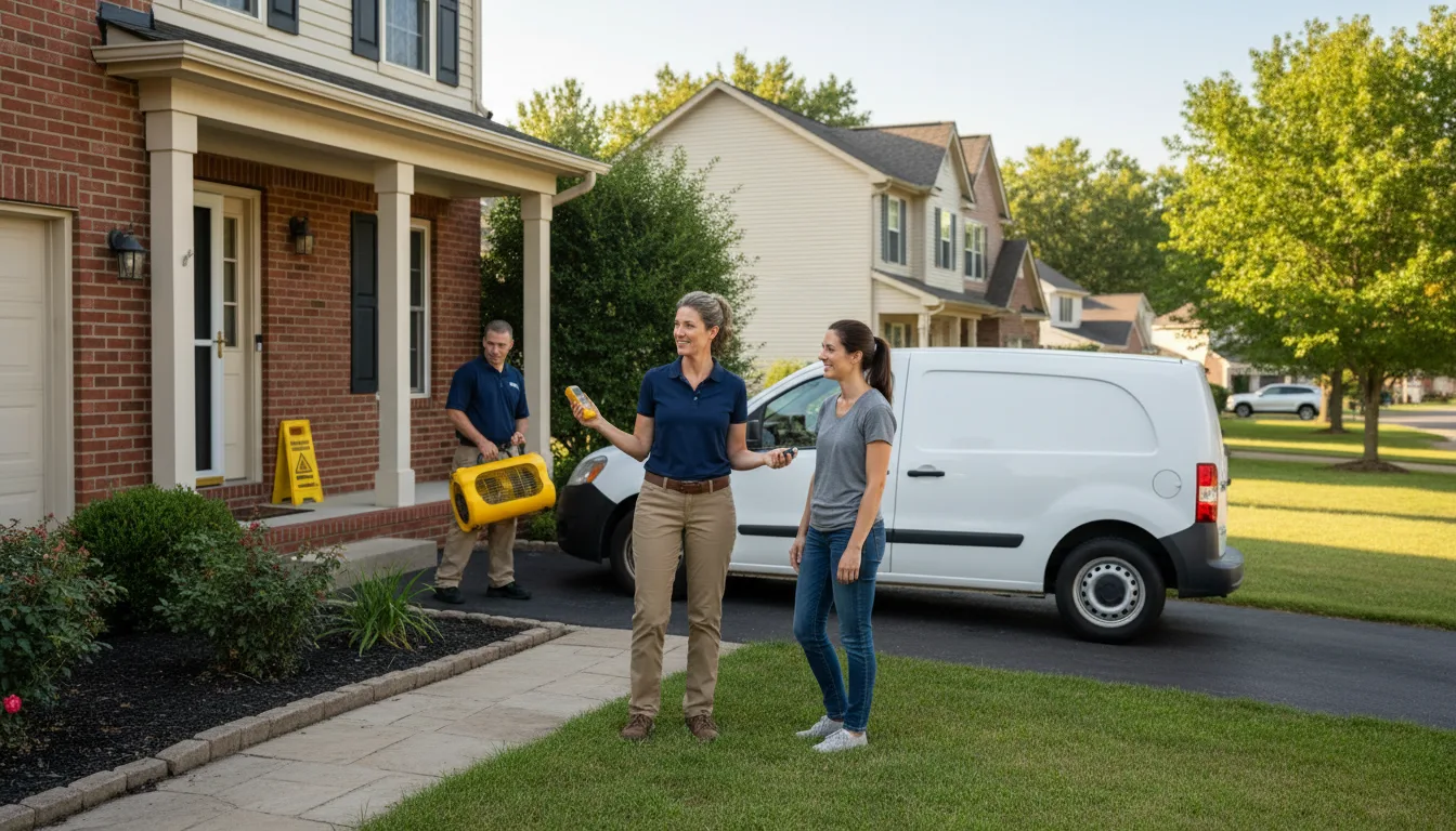 Water restoration image for Water Damage & Restoration Services in La Crescent, MN